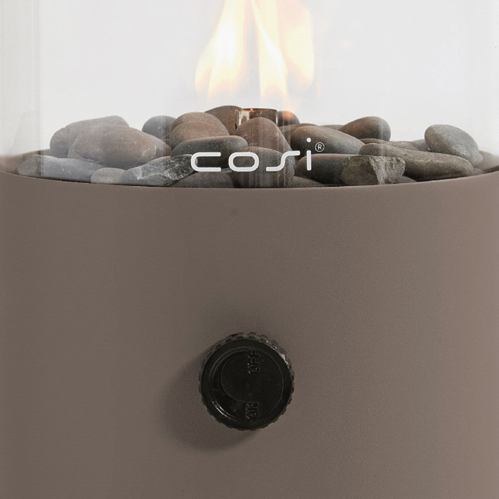 Cosiscoop Clay Brown Outdoor Fire Lantern | Small